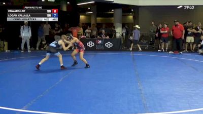 80 lbs Cons. Quarters - Edward Lee, Team PA vs Logan Vallalla, Team PA