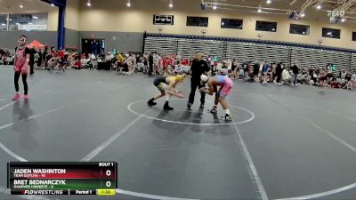 100 lbs Round 1 (4 Team) - Jaden Washinton, Team Gotcha vs Bret Bednarczyk, Hanover Hawkeye