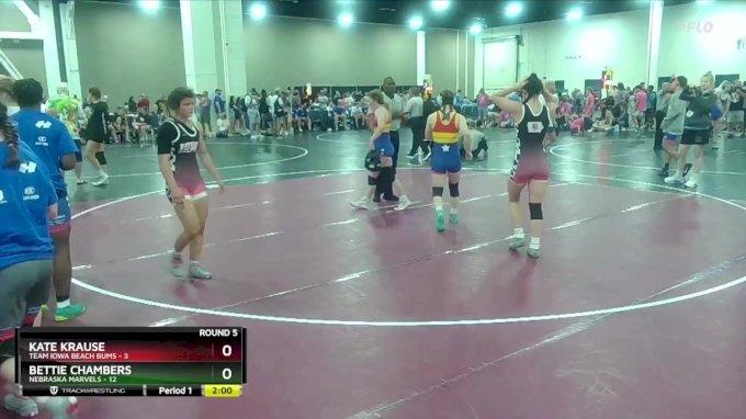 115 lbs Round 5 (8 Team) - Bettie Chambers, Nebraska Marvels vs Kate ...