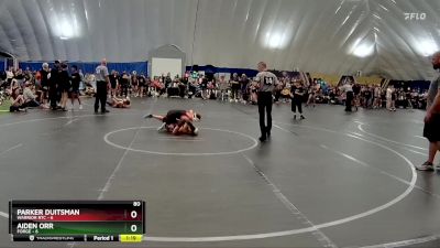 80 lbs Round 5 (8 Team) - Aiden Orr, FORGE vs Parker Duitsman, Warrior RTC