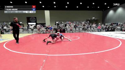120 lbs Cons. Rd Of 16 - JJ Reeves vs Kline Kiburz