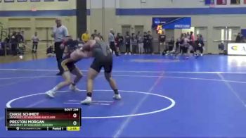 165 lbs Semifinal - Preston Morgan, University Of Wisconsin-Oshkosh vs Chase Schmidt, University Of Wisconsin-Eau Claire