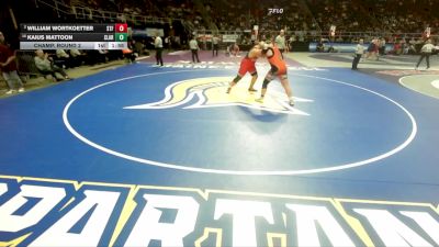 I-285 lbs Champ. Round 2 - Kaius Mattoon, Clarence vs William Wortkoetter, St. Francis