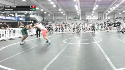 220 lbs Round Of 16 - Kaleb Johns, FL vs Kai Ford, CA
