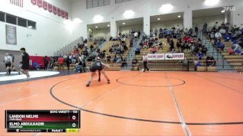 150 lbs Cons. Round 3 - Landon Nelms, Carlsbad vs Elmo Abdulkadir, Crawford