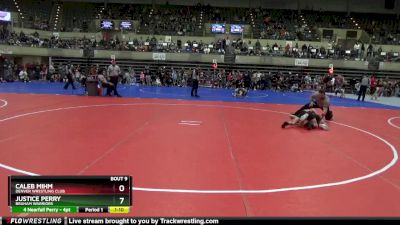 80 lbs Round 1 - Justice Perry, Braham Warriors vs Caleb Mihm, Denver Wrestling Club