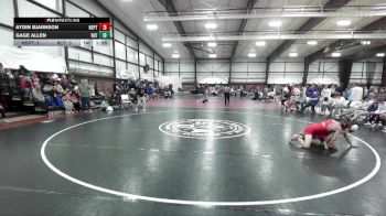 132 lbs Round 1 (8 Team) - Aydin Bjarnson, North Sanpete vs Gage Allen, Richfield