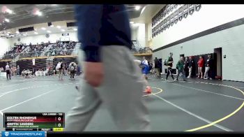 152 lbs Champ. Round 2 - Griffin Sanders, Red Cobra Wrestling Academy vs Kolten Rhonemus, Delta Wrestling Club Inc.