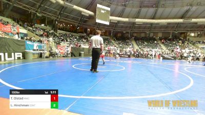 130 lbs Round Of 16 - Trevden Olstad, MWC Wrestling Academy vs Lincoln Hinchman, Contender Wrestling Academy