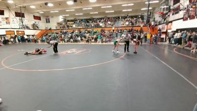 82-90 lbs Round 2 - Lexi Porter, Lander Middle School vs Brynlee Johnson, Worland Middle School