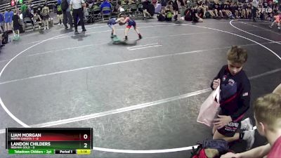 50 lbs Round 4 (6 Team) - Landon Childers, Indiana Gold vs Liam Morgan, North Dakota 1