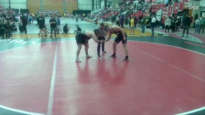 285 lbs Quarterfinal - Brandon Schoenecke, Carl Albert vs Dawson Rull, Central Missouri