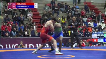 87 kg Round 4- Wyatt Voelker, USA vs Carlos Salazar, MEX