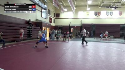 135.7-143.5 Champ. Round 3 - Cade Birchman, Excel Wrestling vs Mason Shirk, Big Game WC