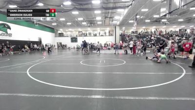 70 lbs Cons. Round 4 - Dake Zwanziger, Immortal Athletics WC vs Emerson Euliss, Terminator Wrestling Academy