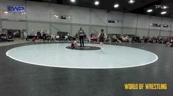 65 lbs Rr Rnd 1 - Brinley Leyba, Sisters On The Mat Teal vs Kelsey Palmer, Aggression Legionaries Girls