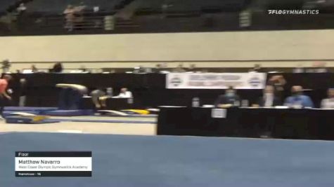Matthew Navarro - Floor, West Coast Olympic Gymnastics Academy - 2021 USA Gymnastics Development Program National Championships