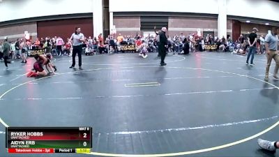 140 lbs Round 1 - Ryker Hobbs, Unattached vs Aidyn Erb, Unattached