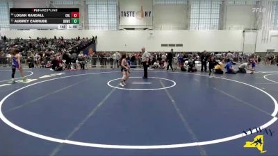 77 lbs Semifinal - Aubrey Carrube, Dark Horse Wrestling Club vs Logan Randall, Club Not Listed
