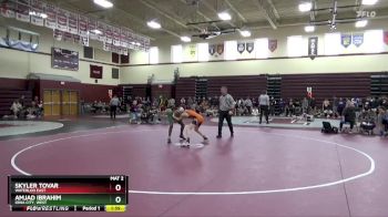 JV-2 lbs 5th Place Match - Amjad Ibrahim, Iowa City, West vs Skyler Tovar, Waterloo East