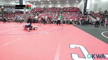 110 lbs Rr Rnd 3 - Haylin Higgins, Pawnee Wrestling Club vs Maximus Gray, Division Bell Wrestling