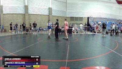 155 lbs Round 2 - Amelia Lemberg, IL vs Veronica Decaluwe, OH