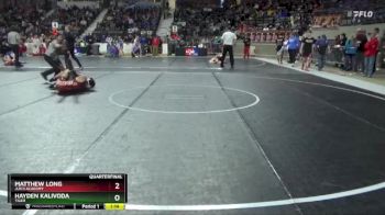 120 lbs Quarterfinal - Hayden Kalivoda, Tiger vs Matthew Long, Juic3 Acad3my