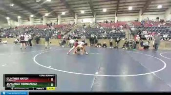 218 lbs Cons. Round 3 - Gunther Hatch, Lone Peak vs Jancarlo Hernandez, Wasatch