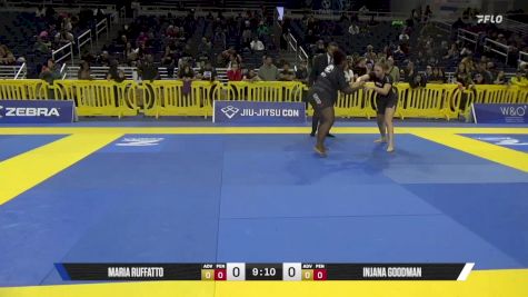 Injana Goodman vs Maria Ruffatto 2025 Pan IBJJF Jiu-Jitsu No-Gi Championship