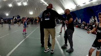 88 lbs Round 7 (10 Team) - Jamison Huffman, Neighborhood vs Kyla Strohl, Michigan Gold Pittbulls