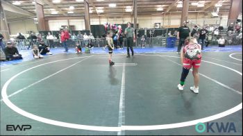 46 lbs Consi Of 4 - Madden Penn, Cotton County Wrestling Club vs Madelyn Fortney, Duncan Demon Wrestling