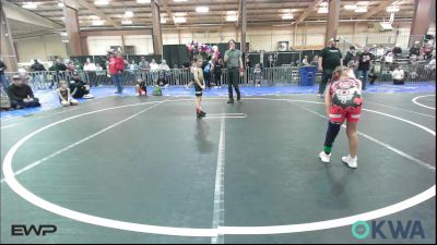 46 lbs Consi Of 4 - Madden Penn, Cotton County Wrestling Club vs Madelyn Fortney, Duncan Demon Wrestling