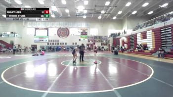 110 lbs Champ. Round 2 - Tommy Stone, Eagle vs Rhiley Lees, LaGrande