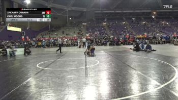 133 lbs Quarters & 1st Wb (16 Team) - Cael Woods, Tiffin vs Zachary Ourada, Nebraska-Kearney