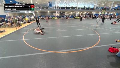 105 lbs Quarterfinal - Cooper Luck, Perrysburg vs Joesph Pasterkiewicz, Unattached