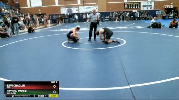 175 lbs Champ. Round 2 - Tayson Wylie, Box Elder vs Levi Cragun, Roy