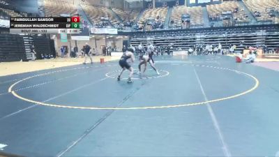133 lbs Cons. Round 4 - Jeremiah Waldschmidt, EAP OTC vs Faridullah Samsor, Schreiner Univsrity