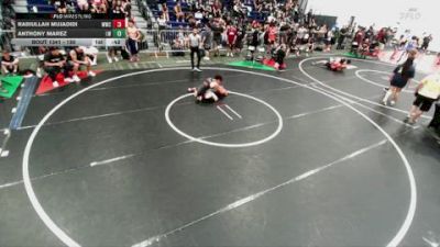 150 lbs Cons. Round 2 - Anthony Marez, Legacy WC vs Rabiullah Mujadidi, Warriors Wrestling Club