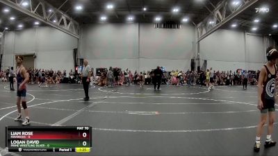 98 lbs Round 7 (8 Team) - Liam Rose, Mavericks vs Logan David, Prime Wrestling Silver