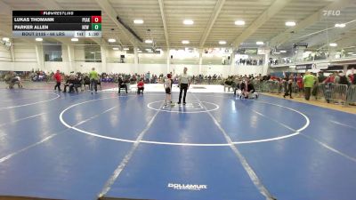 68 lbs Round Of 16 - Lukas Thomann, Peak WC vs Parker Allen, New Canaan