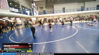 63-65 lbs Round 3 - Karli Francis, Southern Idaho Wrestling Club vs Zachary De Hoyos, Sons Of Atlas