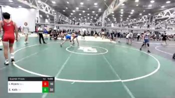 148 lbs Quarterfinal - Isaiah Myers, BullTrained vs Ethan Kolb, Triumph