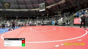 37 lbs Consi Of 4 - Rush Wilson, Barnsdall Youth Wrestling vs Rowdy Tyler, Berryhill Wrestling Club