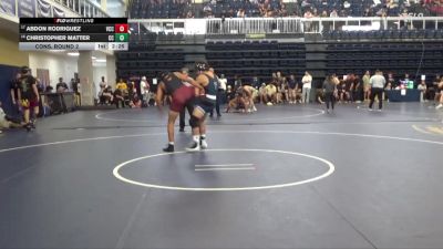 157 lbs Cons. Round 2 - Christopher Matter, Cerritos College vs Abdon Rodriguez, Victor Valley College