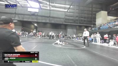 80 lbs Cons. Semi - Da`raun Brown, Maize Wrestling Club vs Abel Mixon, Derby