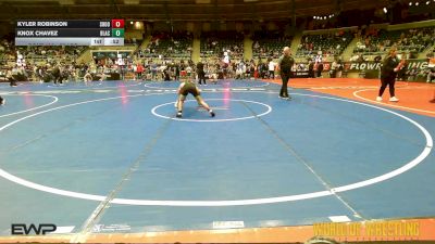77 lbs Consi Of 8 #1 - Kyler Robinson, Shootbox Wrestling Club vs Knox Chavez, Black Fox Academy