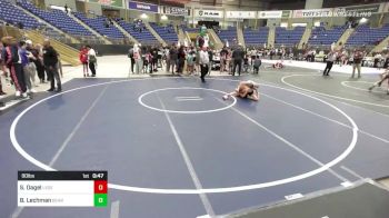 90 lbs Consi Of 4 - Samuel Dagel, Legends Of Gold vs Benjamin Lechman, Bear Cave WC