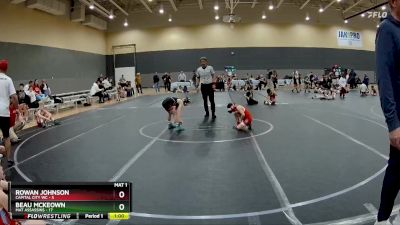 56 lbs Round 4 (10 Team) - Rowan Johnson, Capital City WC vs Beau McKeown, Mat Assassins