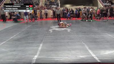 70_G lbs Round Of 32 - Estelle Losiewicz, Shamokin vs Alyson Yeatts, Hickory