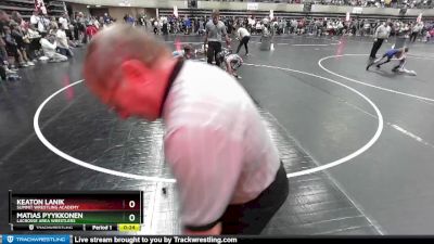 60 lbs Quarterfinal - Keaton Lanik, Summit Wrestling Academy vs Matias Pyykkonen, LaCrosse Area Wrestlers